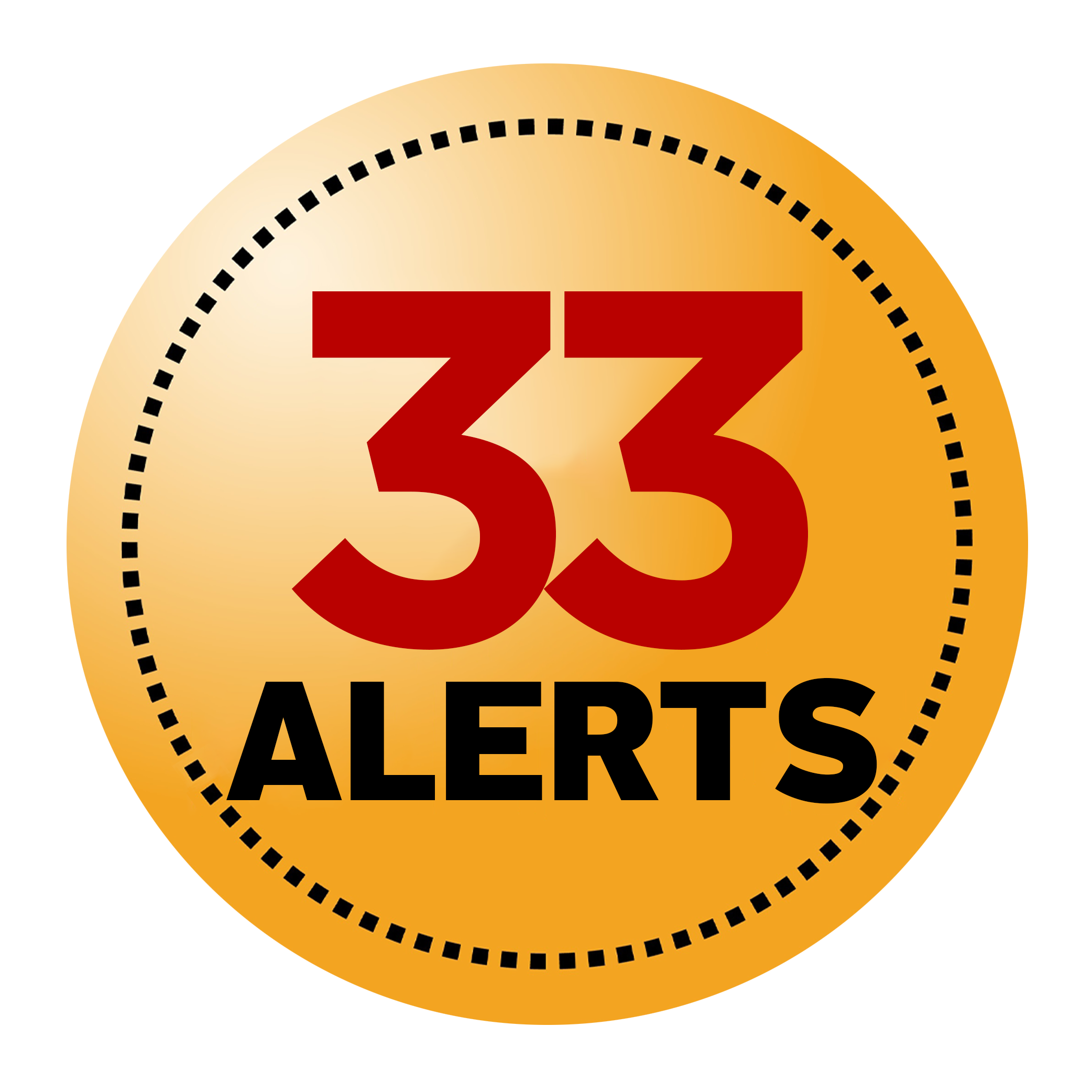 33 ALERTS Emergency Alert System logo